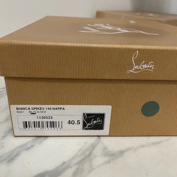 Christian Louboutin Bianca Spikes 140 Nappa - Picture 2 of 11